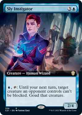 Sly Instigator [359] [Extended Art] [Commander 2021] [Non-Foil]