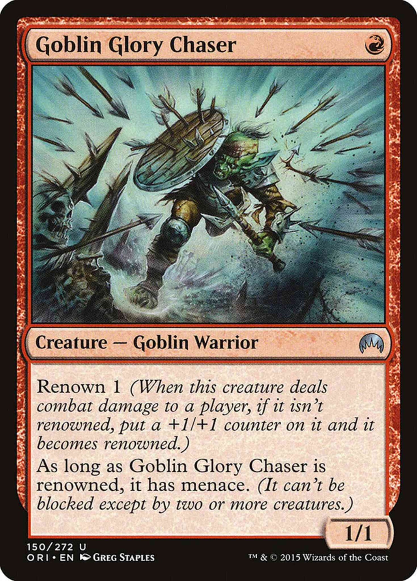 Goblin Glory Chaser [150] [Magic Origins] [Non-Foil]