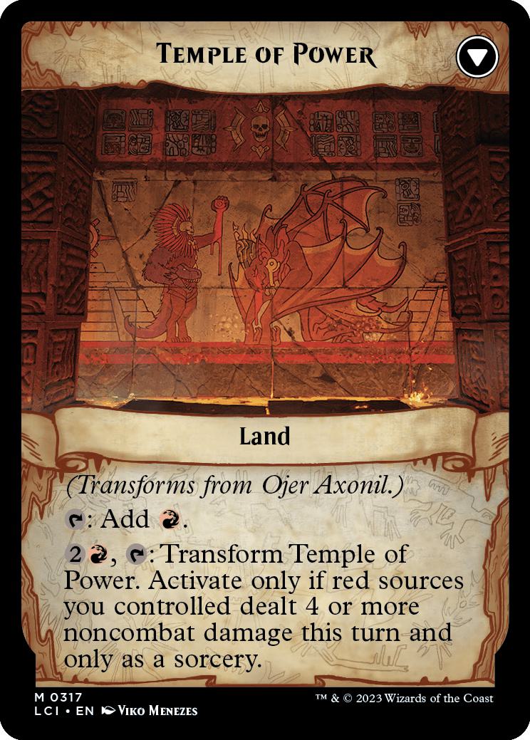 Ojer Axonil, Deepest Might // Temple of Power [317] [Gods of Ixalan Showcase] [The Lost Caverns of Ixalan] [Non-Foil]