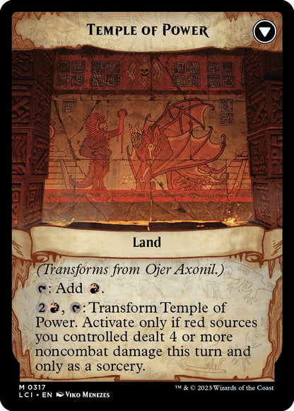 Ojer Axonil, Deepest Might // Temple of Power [317] [Gods of Ixalan Showcase] [The Lost Caverns of Ixalan] [Non-Foil]