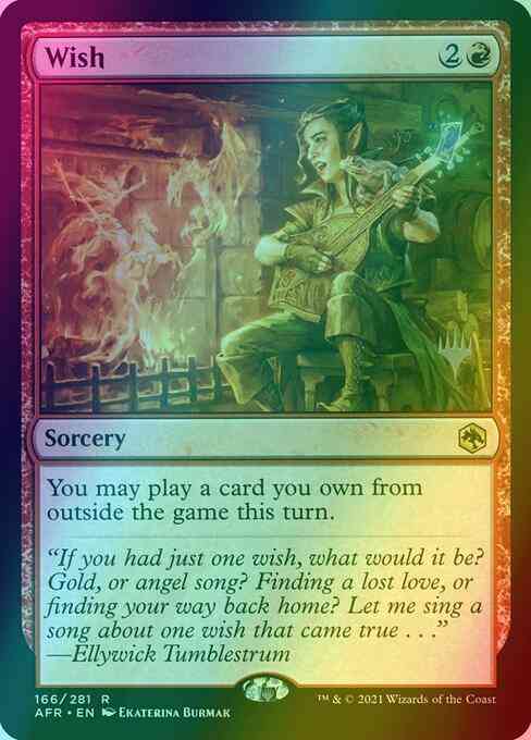 Wish [Promo Pack] [166p] [Adventures in the Forgotten Realms Promos] [Foil]