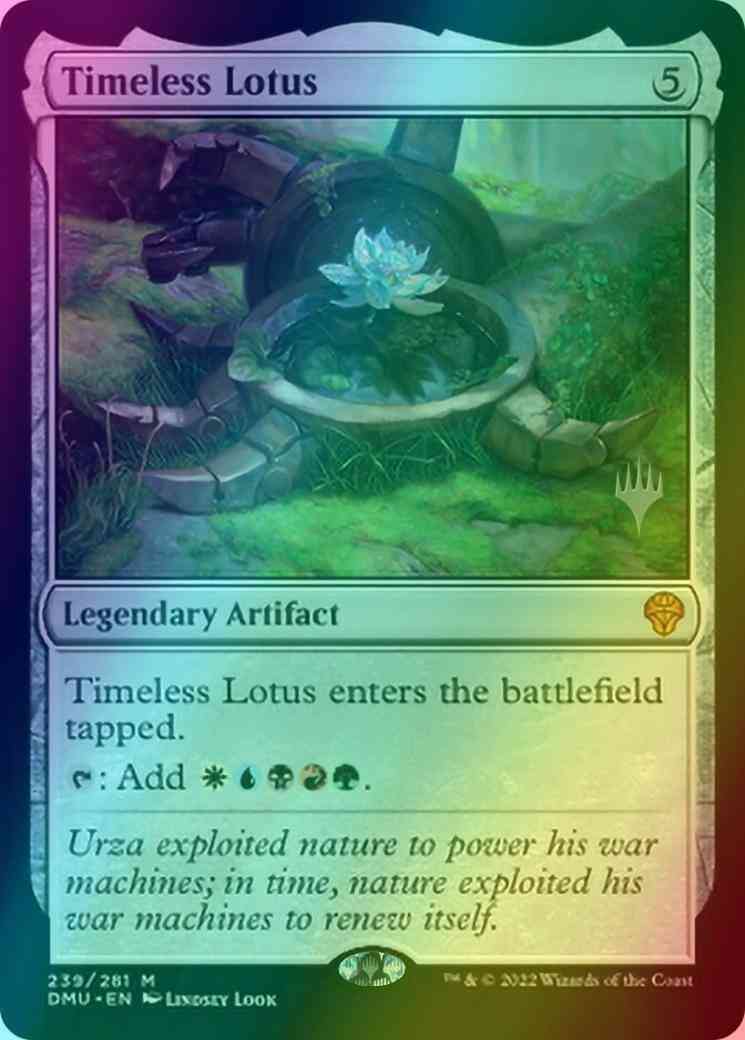 Timeless Lotus [239p] [Promo Pack] [Dominaria United: Promos] [Foil]