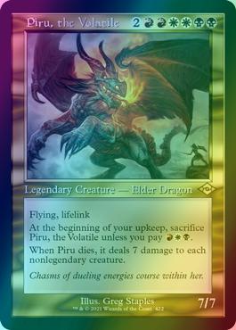 Piru, the Volatile [422] [Retro Frame] [Modern Horizons 2] [Etched Foil]