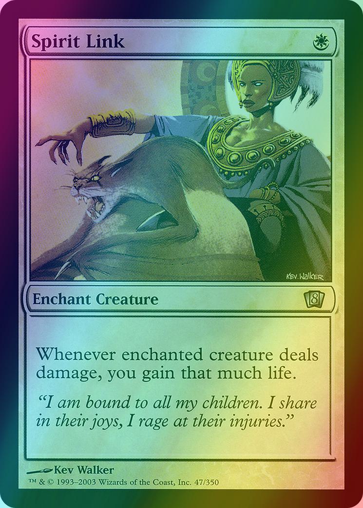 link mtg card Spirit Link [47x] [Eighth Edition] [Foil] – Face to Face Games