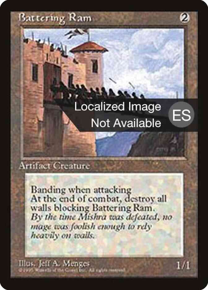 Battering Ram - Portuguese [297] [Fourth Edition Black Border: Portuguese] [Non-Foil]