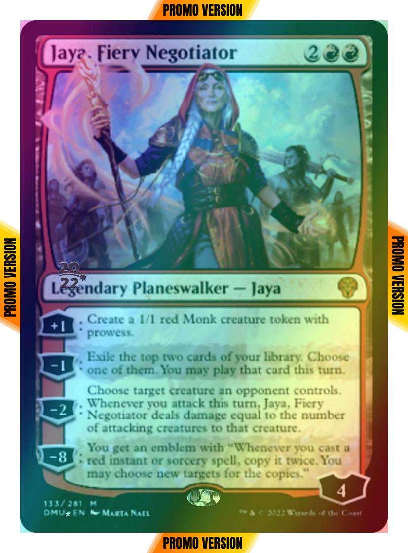 Jaya, Fiery Negotiator [133s] [Prerelease] [Dominaria United: Promos] [Foil]
