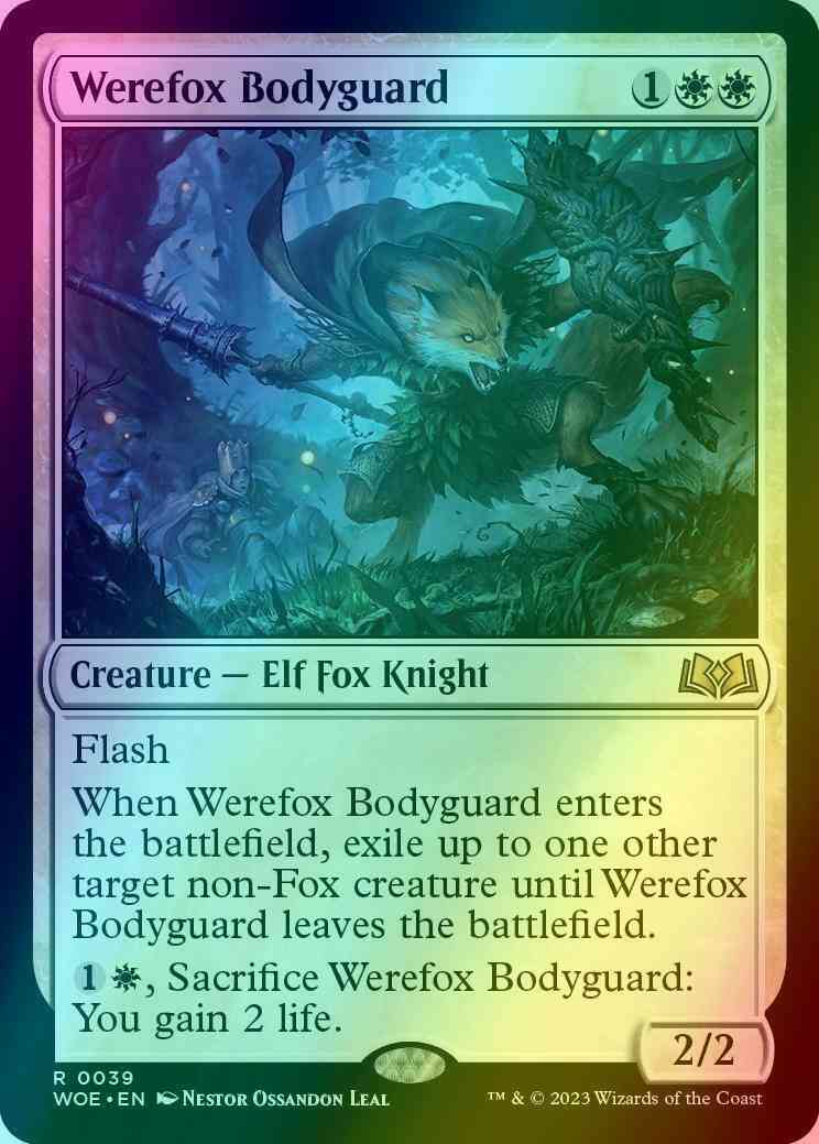 Werefox Bodyguard [39] [Wilds of Eldraine] [Foil]