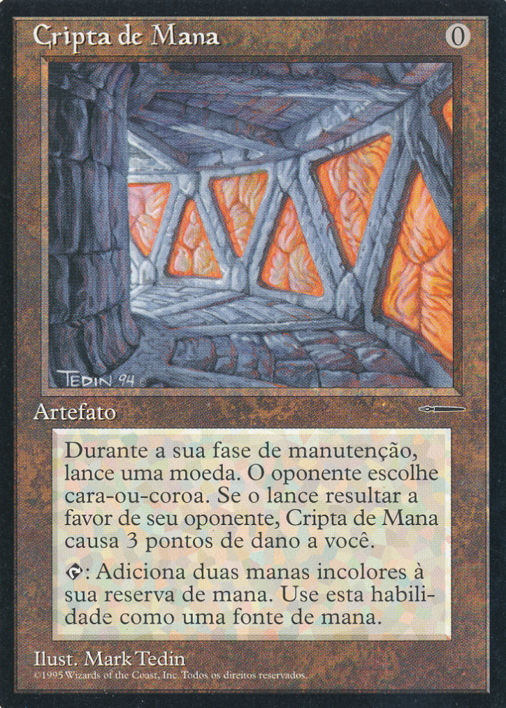 Mana Crypt - Portugese [5] [HarperPrism Book Promos] [Non-Foil]