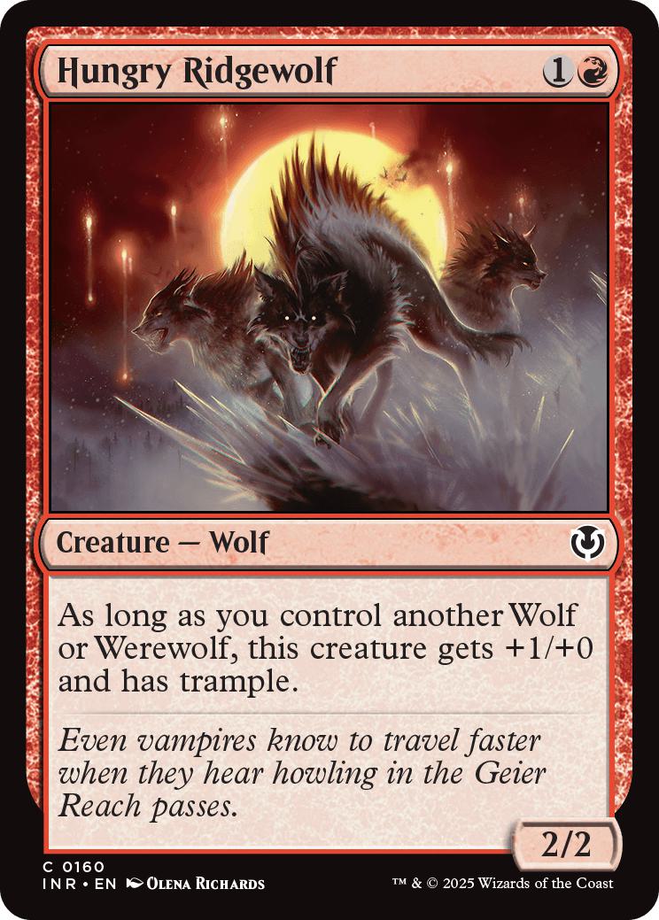 Hungry Ridgewolf [160] [Innistrad Remastered] [Non-Foil]