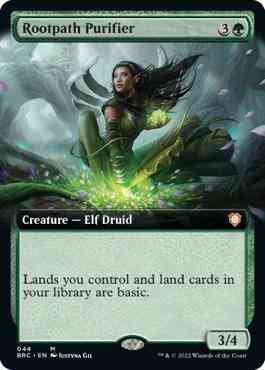 Rootpath Purifier [44] [Extended Art] [The Brothers' War: Commander] [Non-Foil]