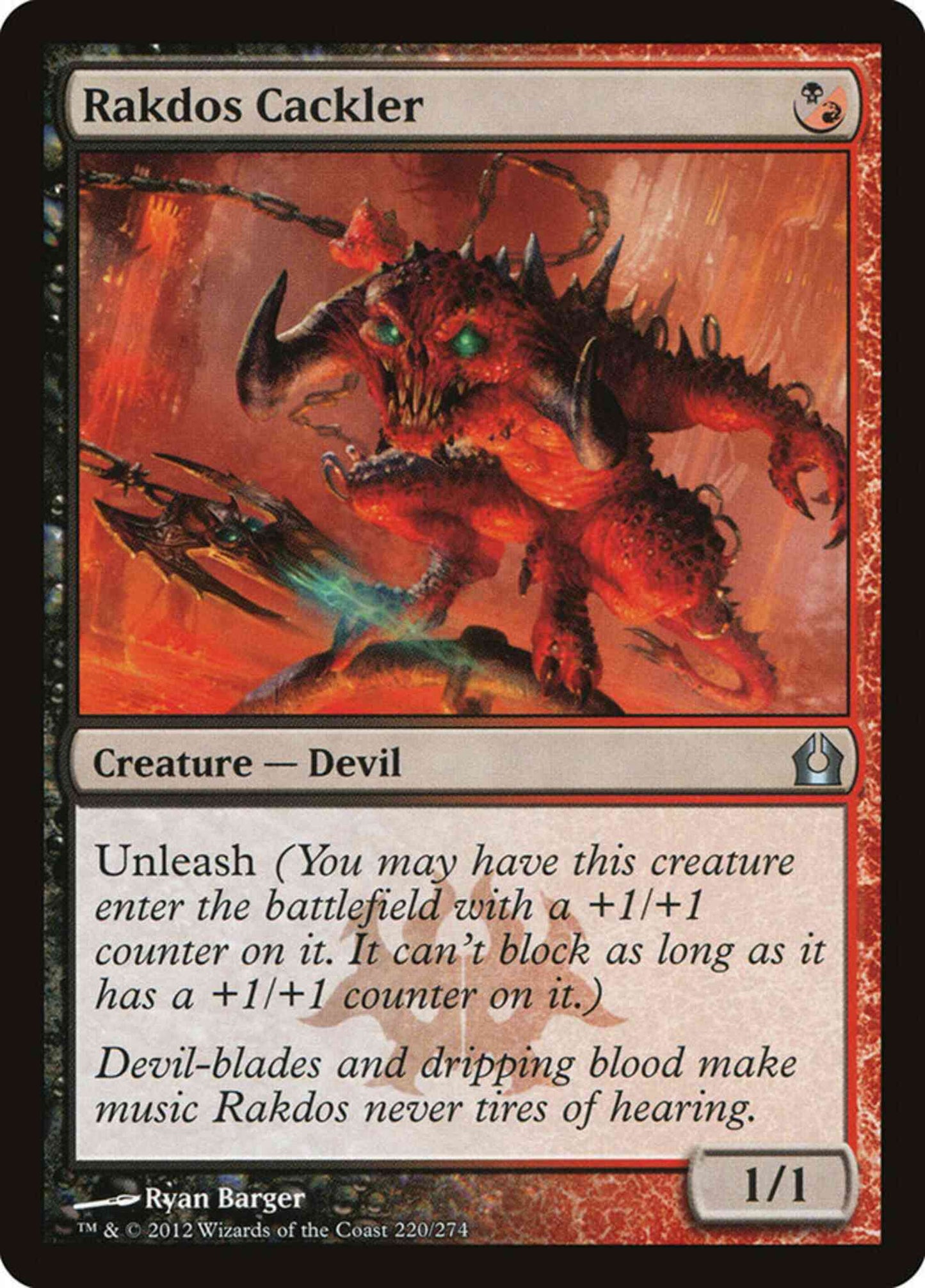 Rakdos Cackler [220] [Return To Ravnica] [Non-Foil]