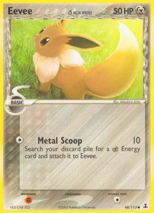 Eevee δ - 68/113 - Common [ex11-68] [Reverse Holo]