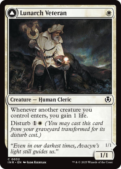 Lunarch Veteran // Luminous Phantom [32] [Innistrad Remastered] [Non-Foil]