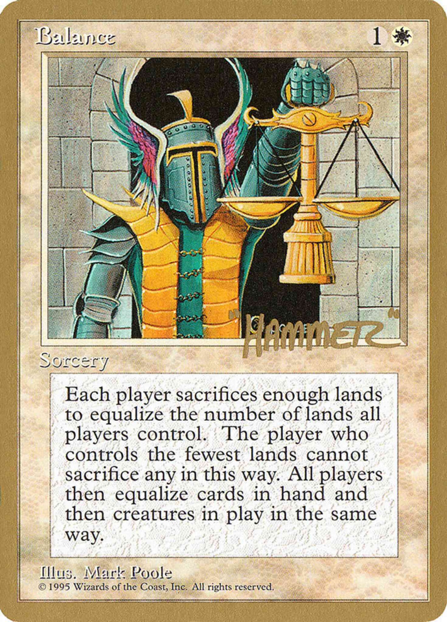 Balance [sr6] [Shawn Regnier] [Pro Tour Collector Set] [Non-Foil]