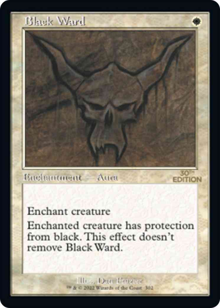 Black Ward [302] [Retro Frame] [30th Anniversary Edition] [Non-Foil]