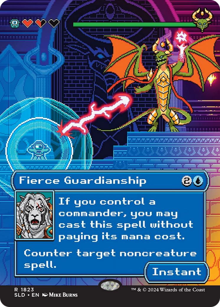 Fierce Guardianship [1823] [Borderless] [Extra Life 2024] [Secret Lair Drop] [Non-Foil]