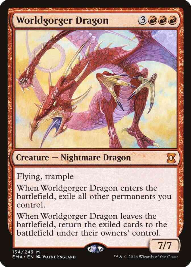 Worldgorger Dragon [154] [Eternal Masters] [Non-Foil]