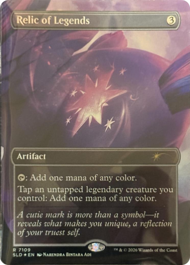 Relic of Legends [7109] [Borderless] [Friendship Is Magic] [Secret Lair Drop] [Non-Foil]