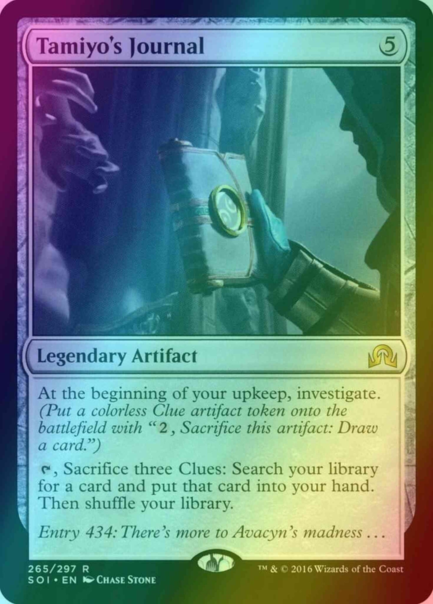 Tamiyo's Journal (Random Journal Entry) [265] [Shadows over Innistrad] [Foil]