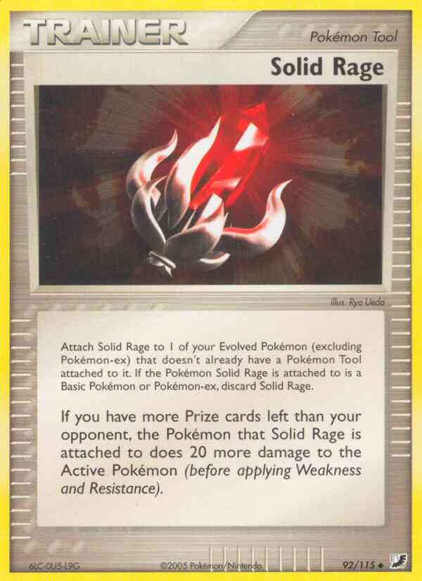Solid Rage - 92/115 - Uncommon [ex10-92] [Reverse Holo]