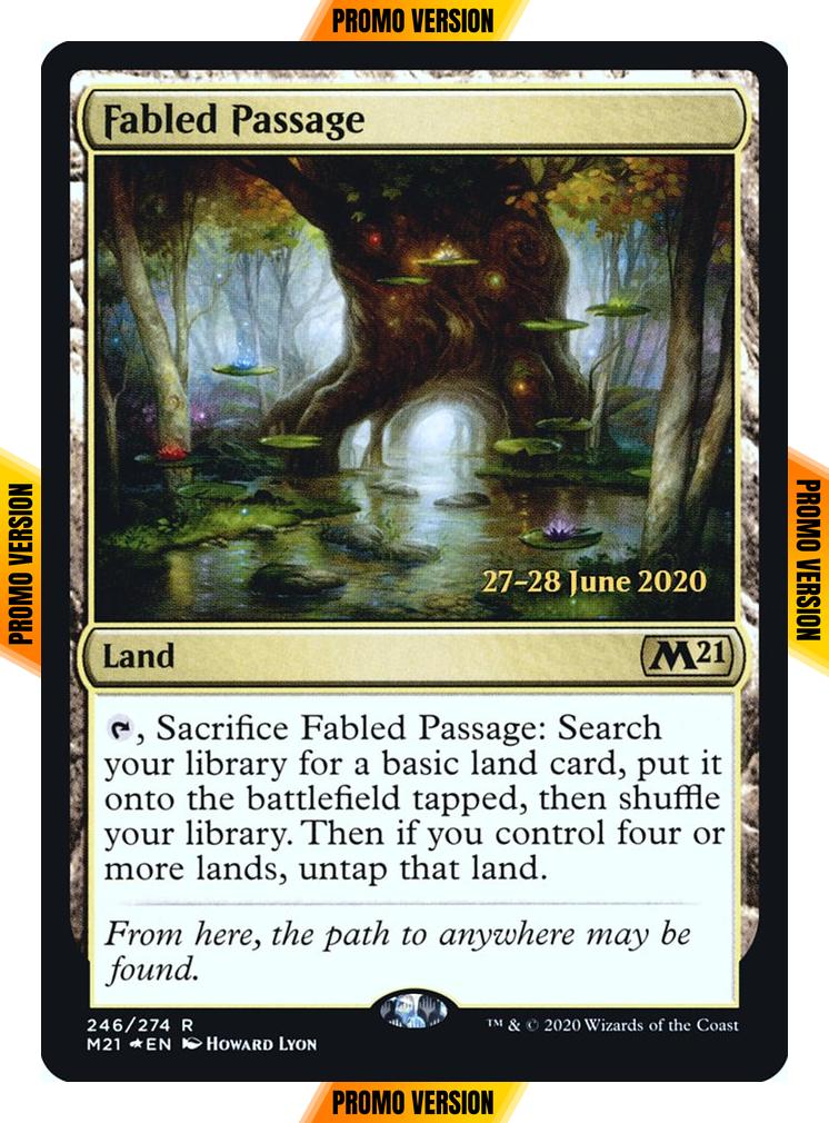 Fabled Passage [Prerelease] [246s] [Core Set 2021 Promos] [Foil]