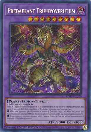 Predaplant Triphyoverutum - LDS3-EN076 - Secret Rare - Limited