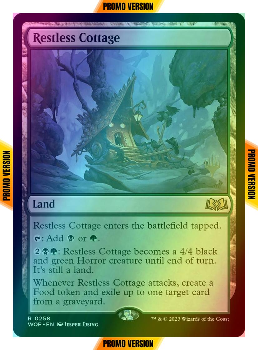 Restless Cottage [258p] [Promo Pack] [Wilds of Eldraine: Promos] [Foil]