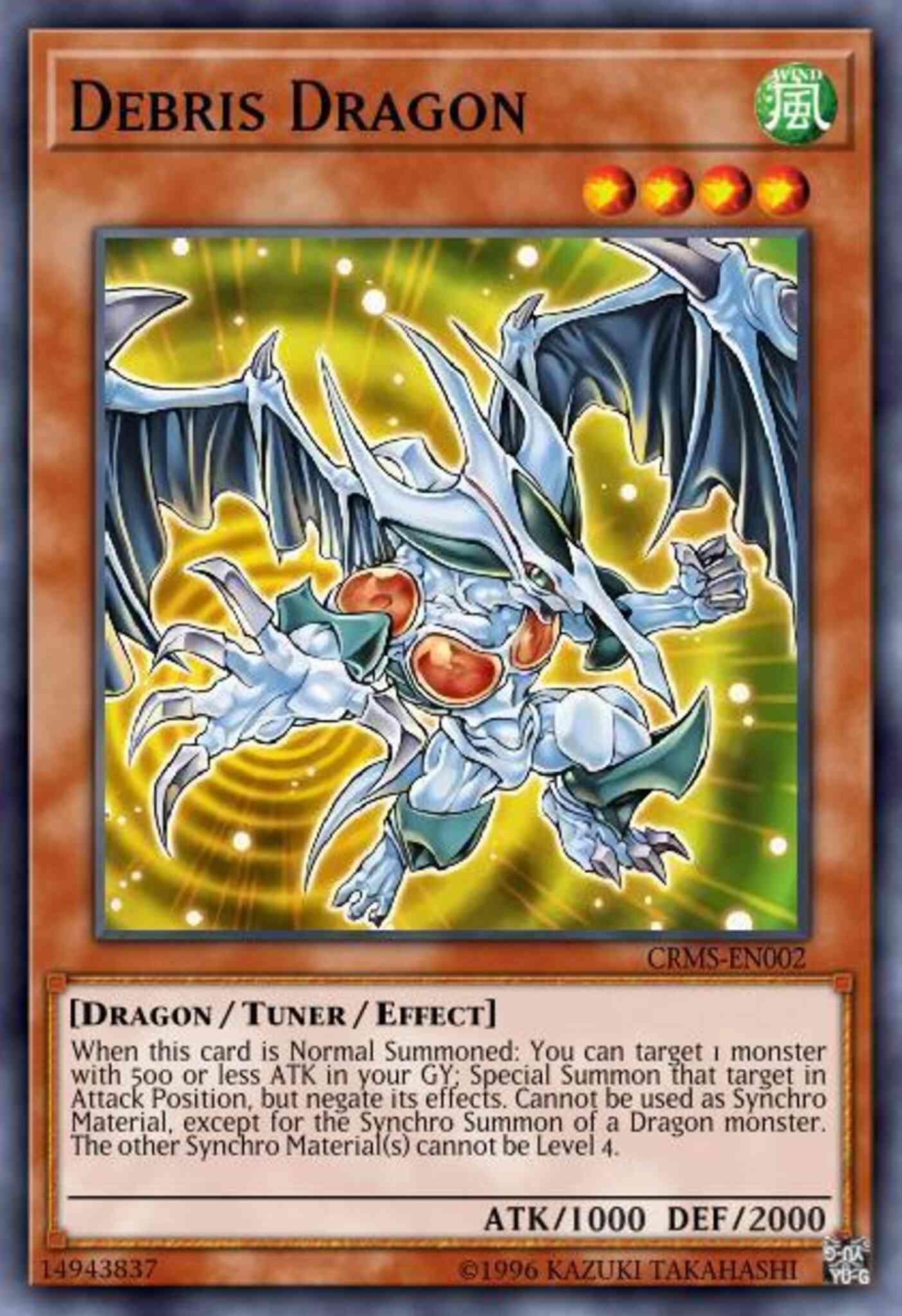 Debris Dragon - CRMS-EN002 - Rare - Unlimited