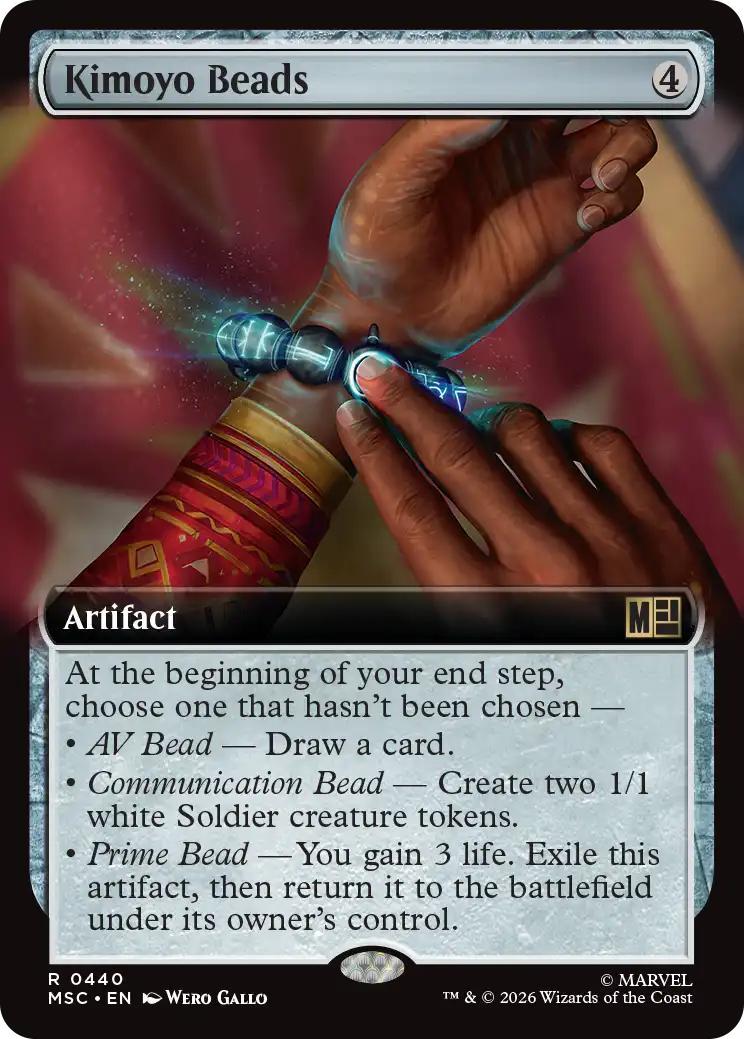 Kimoyo Beads [440] [Extended Art] [Marvel Super Heroes: Commander] [Non-Foil]