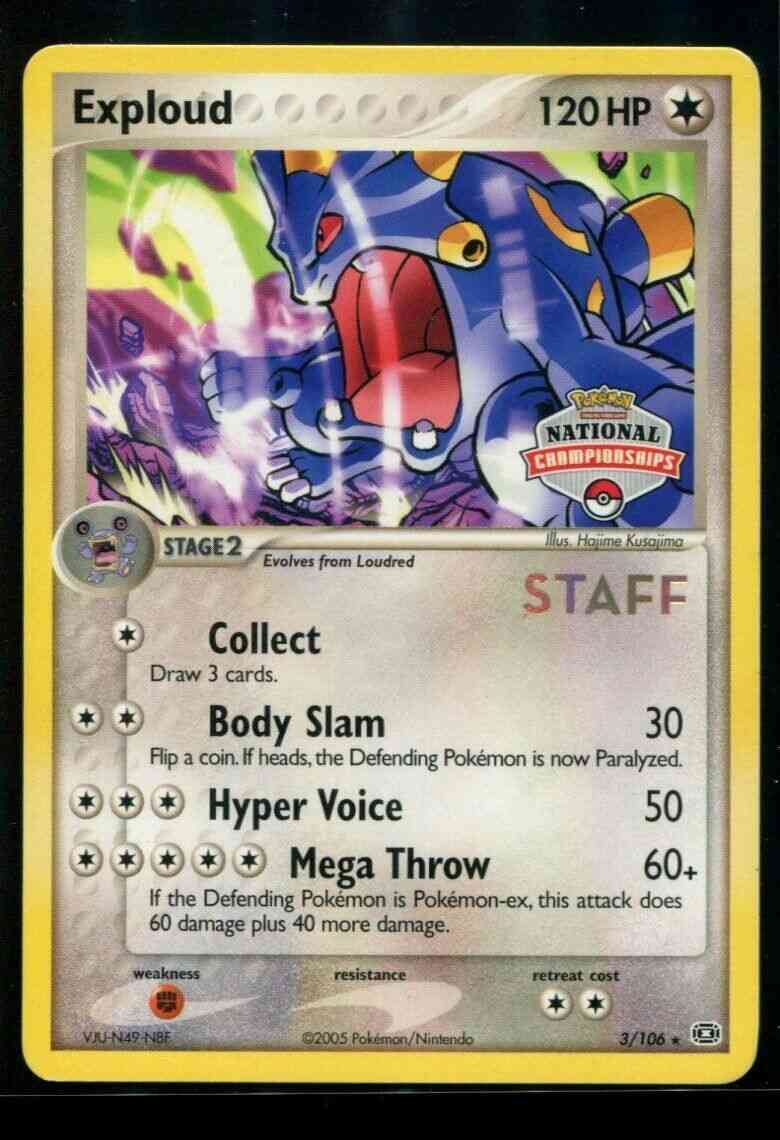 Exploud - 3/106 - Promo [National Championships 2006] [Staff] [EX9MSP-3] [Non-Holo]