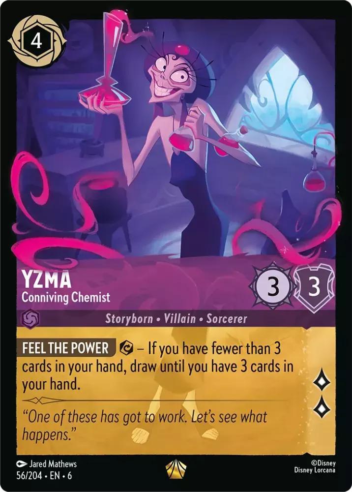 Yzma - Conniving Chemist - 56/204 [Azurite Sea] [Non-Foil]
