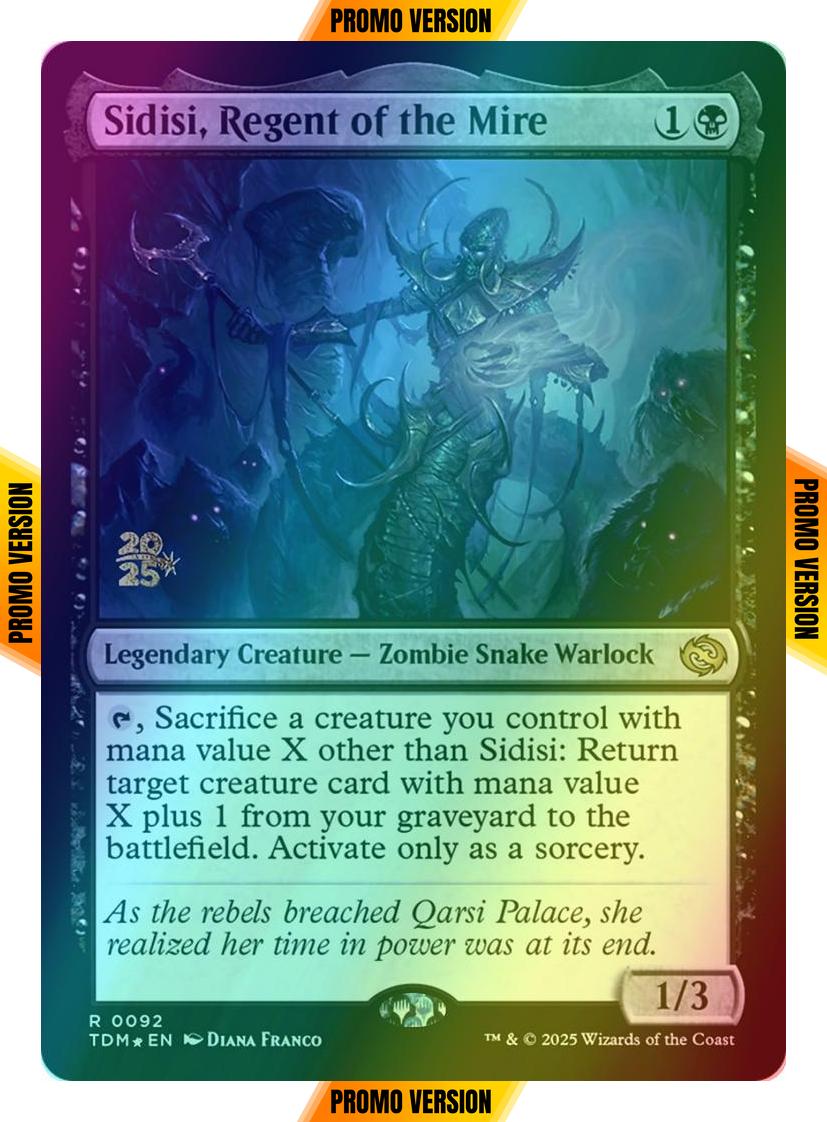 Sidisi, Regent of the Mire [92s] [Prerelease] [Tarkir: Dragonstorm: Promos] [Foil]