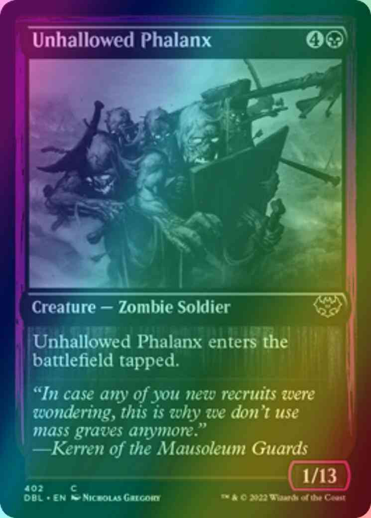 Unhallowed Phalanx [402] [Innistrad: Double Feature] [Foil]