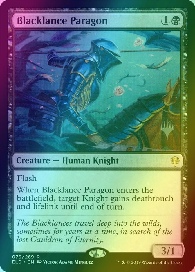 Blacklance Paragon [79p] [Promo Pack] [Throne of Eldraine Promos] [Foil]