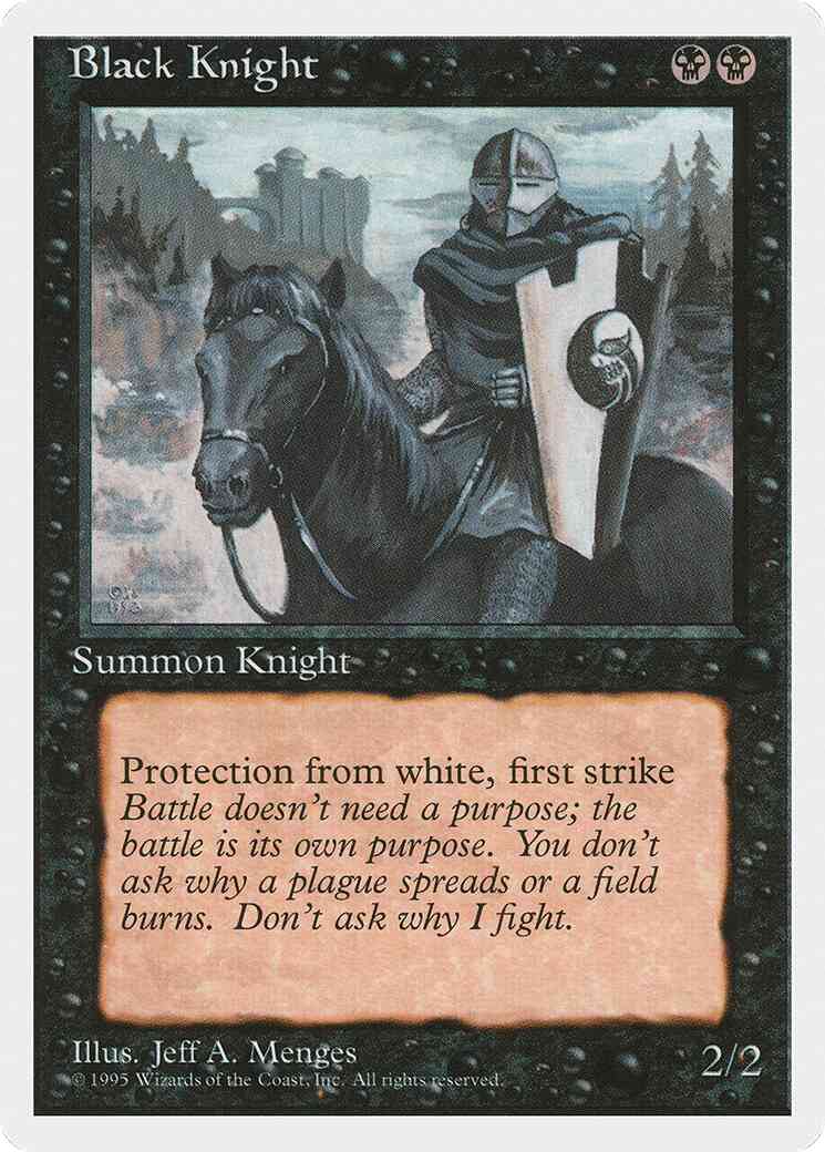 Black Knight [121] [Fourth Edition] [Non-Foil]