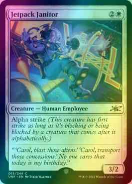 Jetpack Janitor [15] [Unfinity] [Foil]