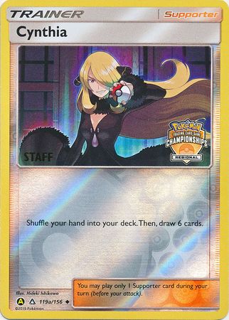 Cynthia - 119a/156 - Promo [Regional Championships] [Staff] [SM5MSP-119a] [Reverse Holo]