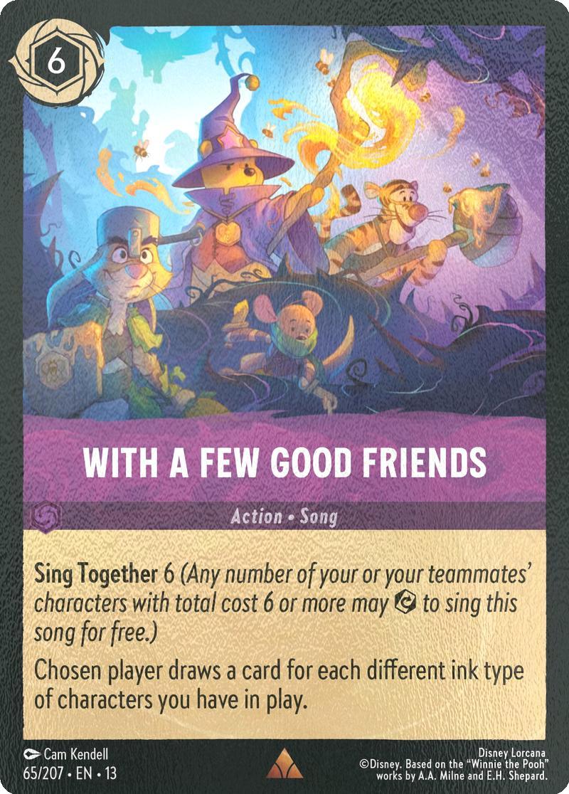 With a Few Good Friends - 65/204 [Attack of the Vine!] [Cold Foil]
