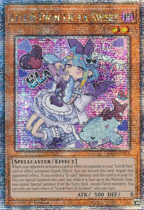 Live☆Twin Lil-la Sweet - ALIN-EN028 - Quarter Century Secret Rare - 1st Edition