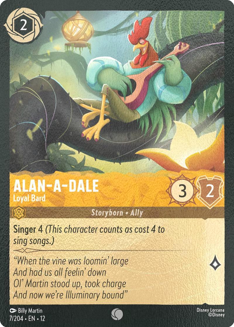 Alan-a-Dale - Loyal Bard - 7/204 [Wilds Unknown] [Cold Foil]