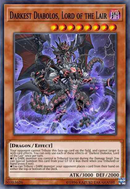 Darkest Diabolos, Lord of the Lair - SR06-EN001 - Ultra Rare - 1st Edition