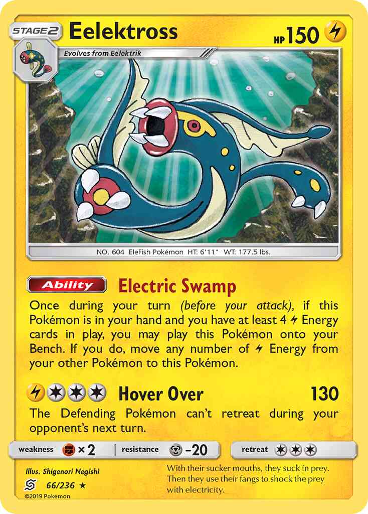 Eelektross - 66/236 - Rare Holo [sm11-66] [Reverse Holo]