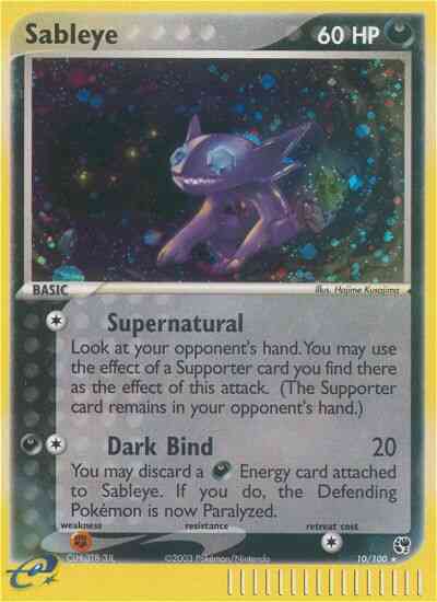 Sableye - 10/100 - Rare Holo [ex2-10] [Holo]