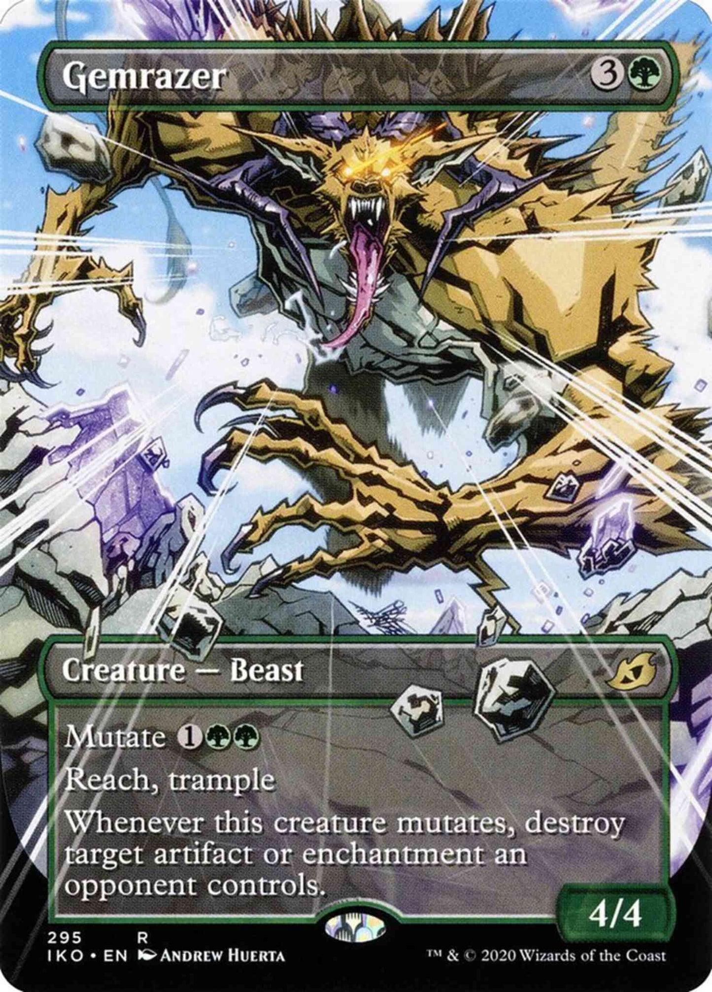 Gemrazer [295] [Alternate Art] [Ikoria: Lair of Behemoths] [Non-Foil]