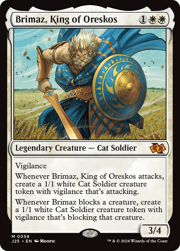 Brimaz, King of Oreskos [58] [Anime] [Foundations: Jumpstart] [Non-Foil]
