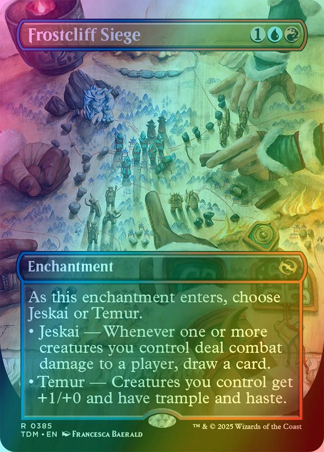 Frostcliff Siege [385] [Borderless] [Tarkir: Dragonstorm] [Foil]