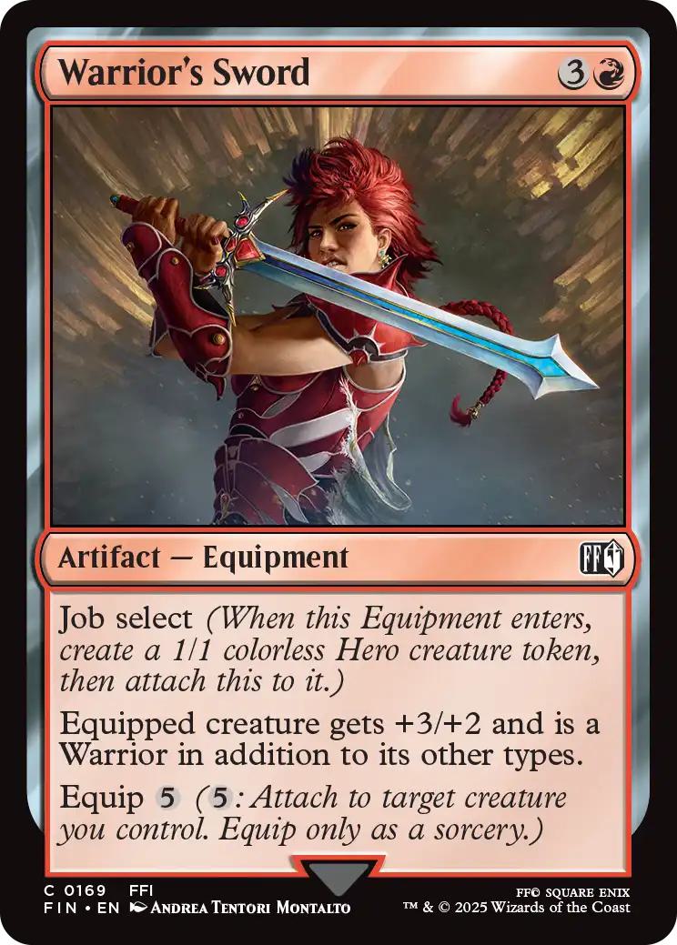 Warrior's Sword [169] [FINAL FANTASY] [Non-Foil]