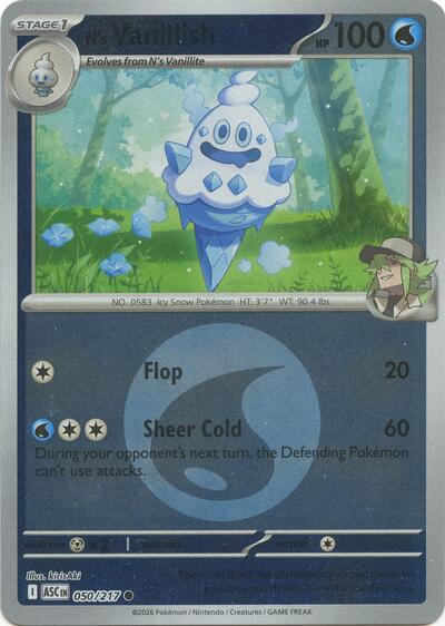 N's Vanillish - Energy Symbol Pattern - 050/217 - Common [me025-050] [Reverse Holo]