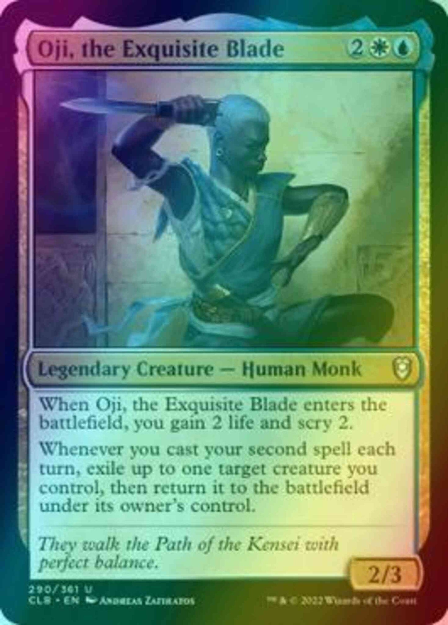 Oji, the Exquisite Blade [290] [Commander Legends: Battle for Baldur's Gate] [Foil]