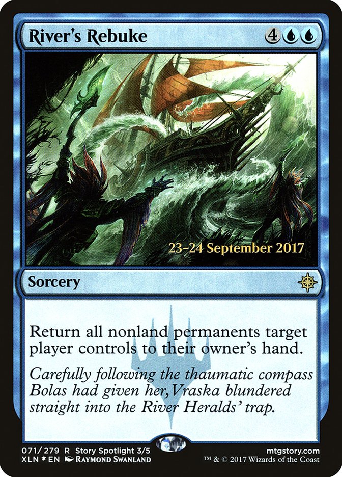 River's Rebuke [71s] [Ixalan Promos] [Foil]